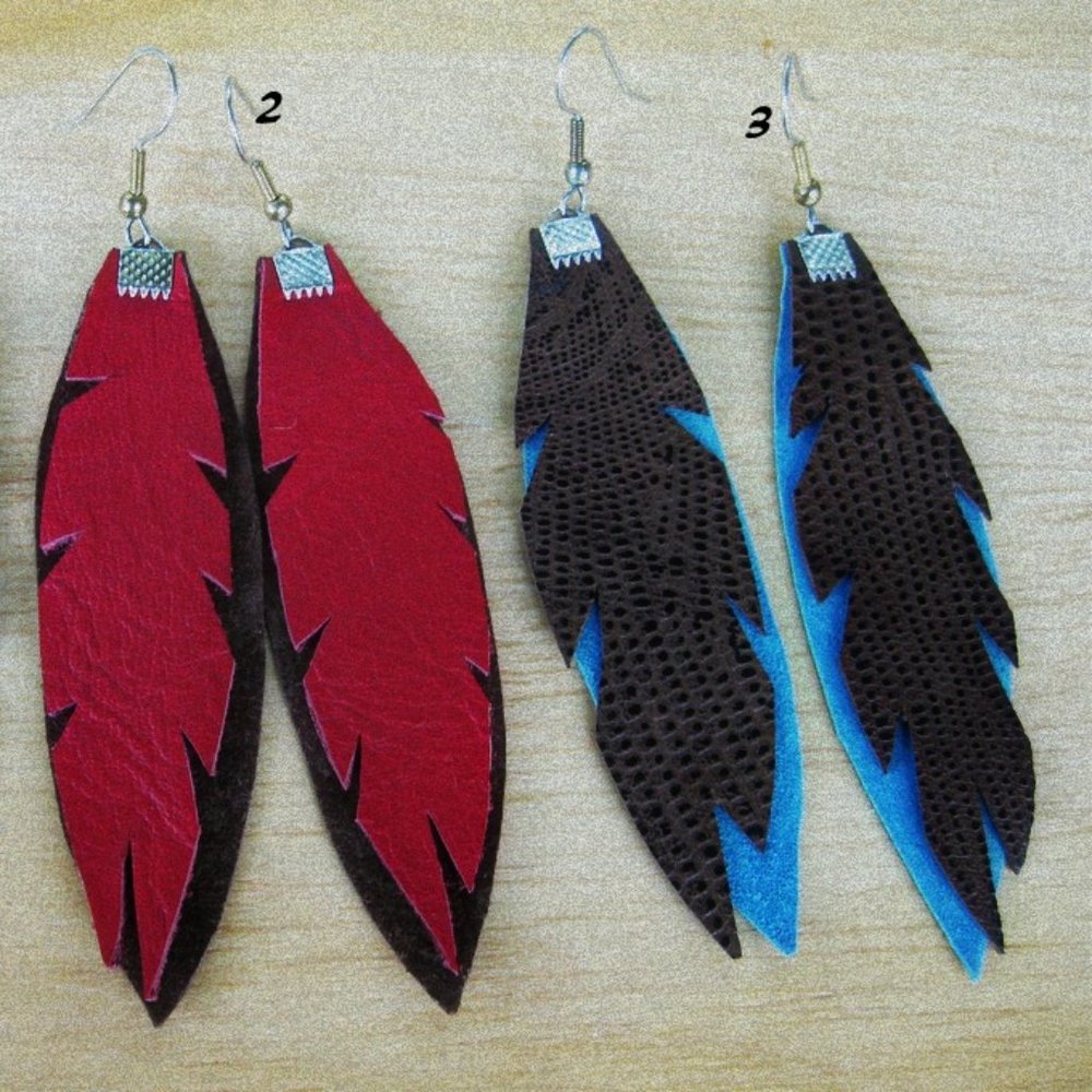 Bohemian Leather Earrings